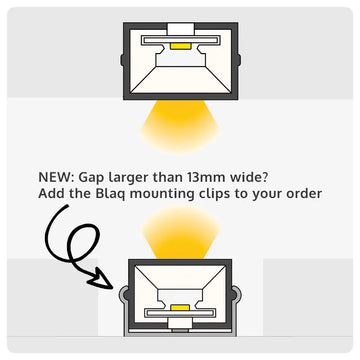 x5 Blaq Aura Mounting Clips (for gaps wider than 13mm)